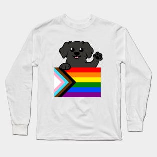 Love is Love Puppy - Black Long Sleeve T-Shirt